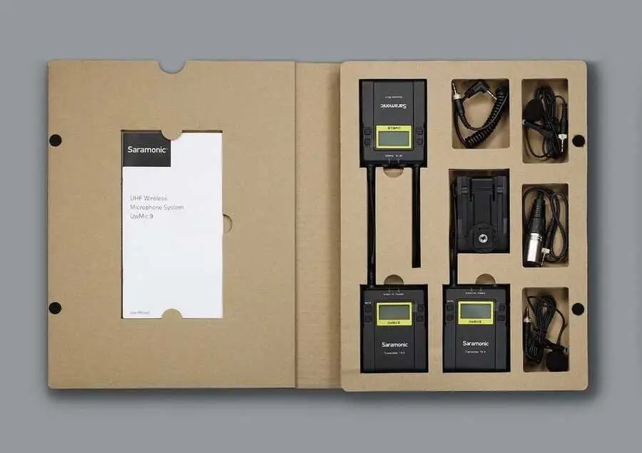 Saramonic [OUTLET] UwMic9 RX9 + TX9 + TX9 Kablosuz Yaka Mikrofonu - 2