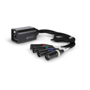 Palmer AoC Loom XLRm - EtherCON'dan 4 x XLR Erkek Çok Kanallı Ses Adaptörü - Palmer