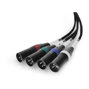 Palmer AoC Loom XLRm - EtherCON'dan 4 x XLR Erkek Çok Kanallı Ses Adaptörü - 3