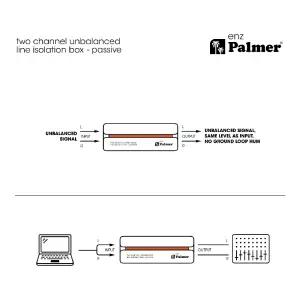 Palmer RIVER enz 2 Kanallı Dengelenmemiş Hat İzolasyon Kutusu - 12