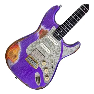 Paoletti Alfa Loft HSS Elektro Gitar (520 Firemist Purple) - 2