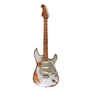 Paoletti Alfa Loft SSS Elektro Gitar (500 Firemist Silver) - Paoletti