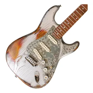 Paoletti Alfa Loft SSS Elektro Gitar (500 Firemist Silver) - 2