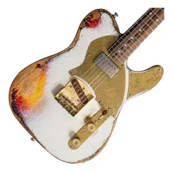 Paoletti Nancy Loft SH Elektro Gitar (410 Heavy White) - 2