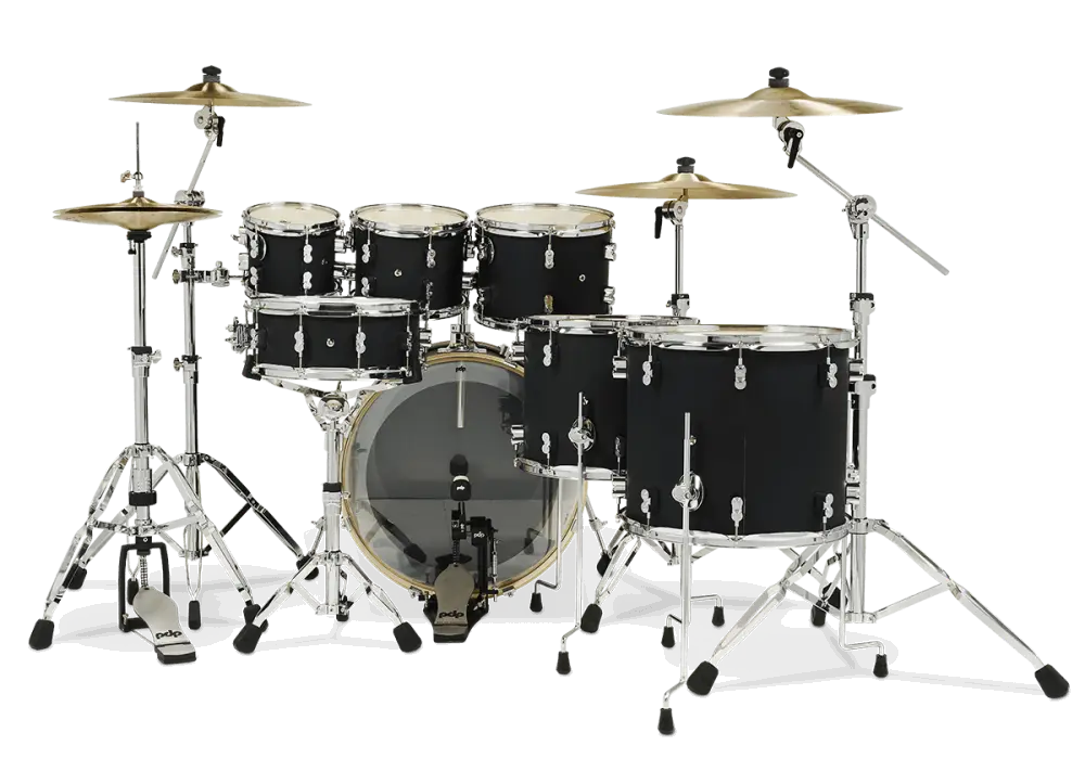 PDP Drums PDCM2217BK Concept Akçaağaç 7-Parça 22