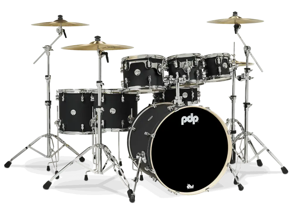 PDP Drums PDCM2217BK Concept Akçaağaç 7-Parça 22