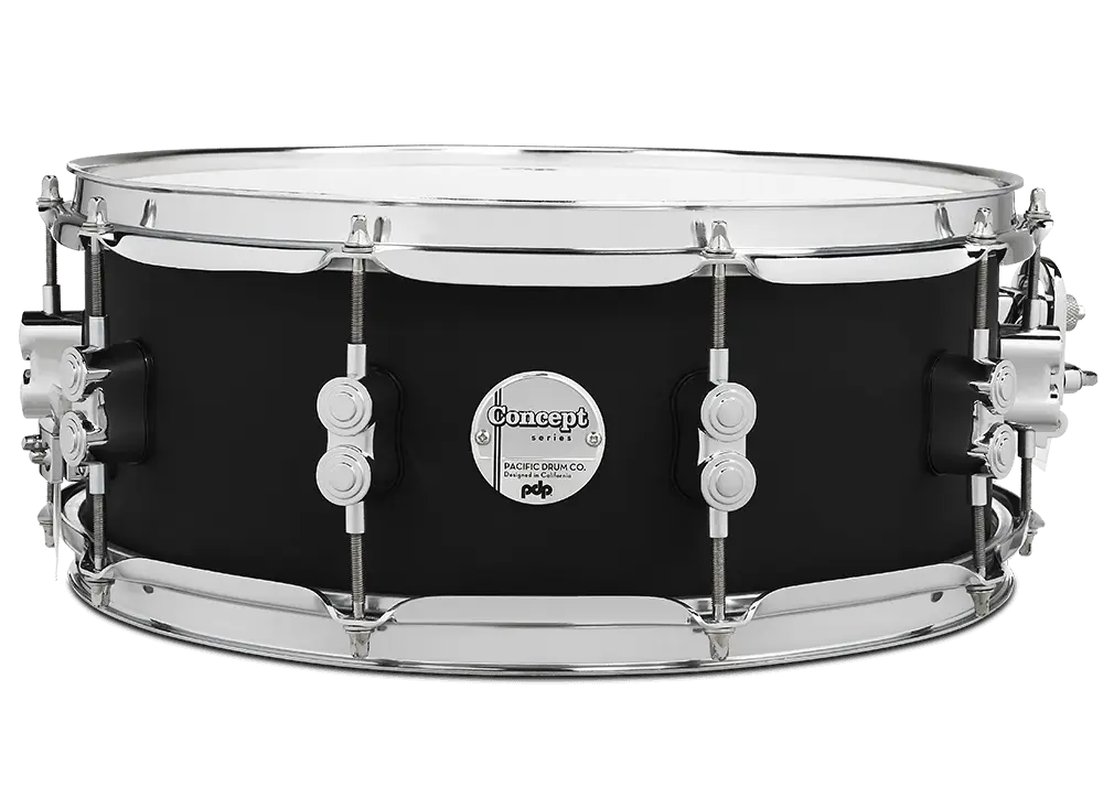 PDP Drums PDCM5514SSBK 14x5.5 inç Concept Akçaağaç Trampet (Mat Siyah) - PDP Drums