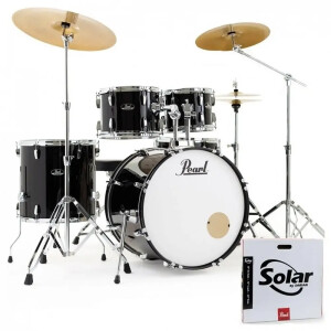 PEARL RS505BC/C31 Roadshow 5 Parça (20B/10T/12T/14F/14S) Aksamlı ve Sabian Zilli Akustik Davul Seti - Pearl