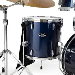 PEARL RS505BC/C743 Roadshow Royal Blue Metallic 5 Parça (20B/10T/12T/14F/14S) Aksamlı ve Sabian Zilli Akustik Davul Seti - 4