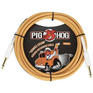 Pig Hog PCH102OC 'orange Creme' Enstrüman Kablosu (3 Metre) - 1