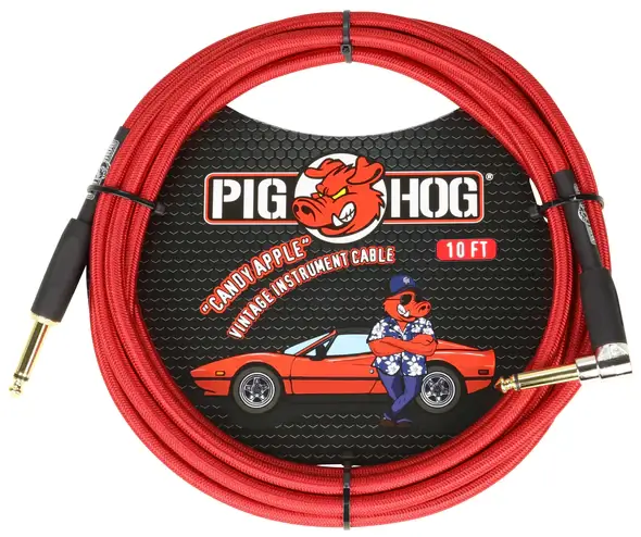 Pig Hog PCH10CAR 'candy Apple' Enstrüman Kablosu (3 Metre) - Pig Hog