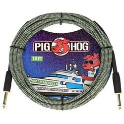 Pig Hog PCH10JGR 'jamaican Green' Enstrüman Kablosu (3 Metre) - Pig Hog