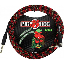 Pig Hog PCH10PLR 'tartan Plaid' Enstrüman Kablosu (3 Metre) - Pig Hog