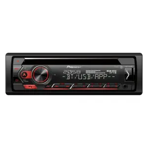 Pioneer DEH-S420BT 1-DIN CD Teyp, Bluetooth, USB, Pioneer Smart Sync, Apple ve Android Uyumlu - 1