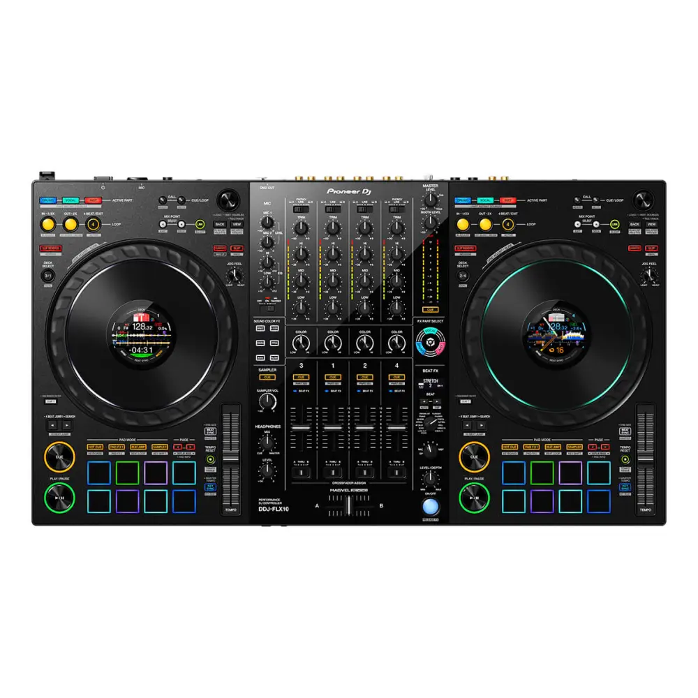 Pioneer DJ DDJ-FLX10 4 Kanal Rekordbox/Serato DJ Controller - Pioneer DJ