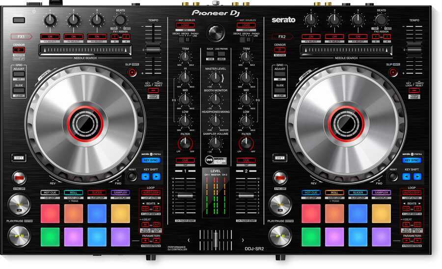 Pioneer DJ - Pioneer DJ DDJ-SR2 İki Kanal Portable Serato Dj Controller