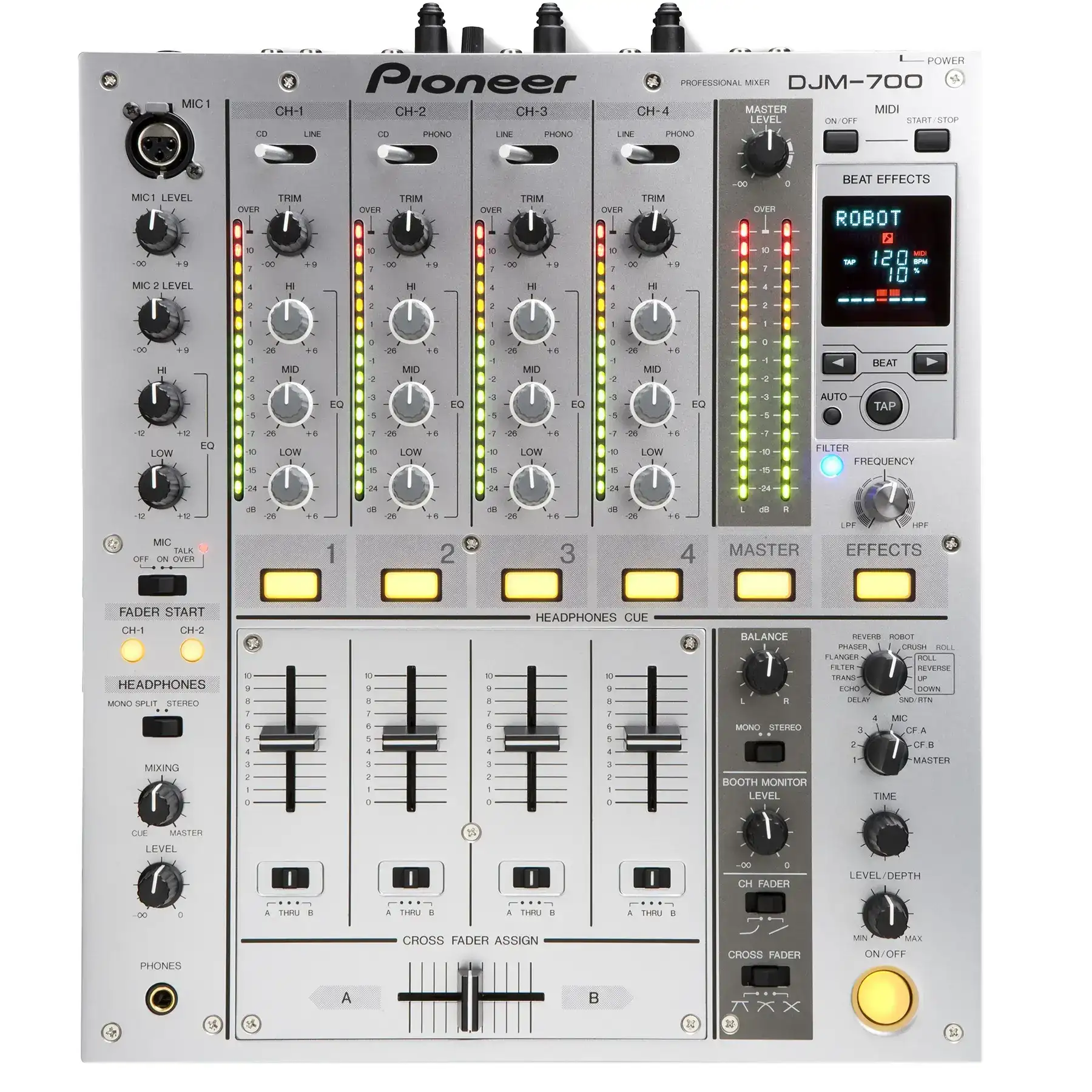 Pioneer DJ DJM-700 S Efektli DJ Mikseri - 1