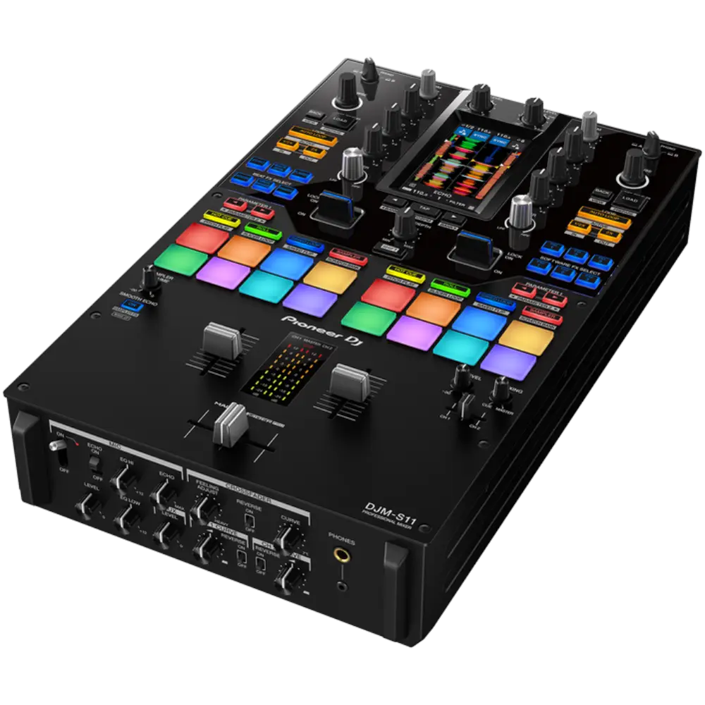 Pioneer DJ DJM-S11 DJ Scratch Mixer - 1
