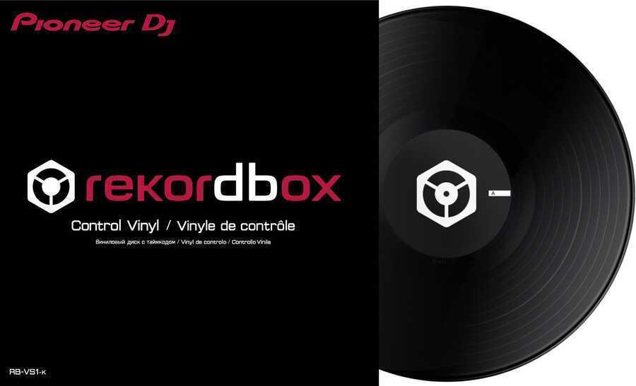 Pioneer DJ - Pioneer DJ RB-VS1-K Rekordbox Tek Control Vinyl-Timecode Plak