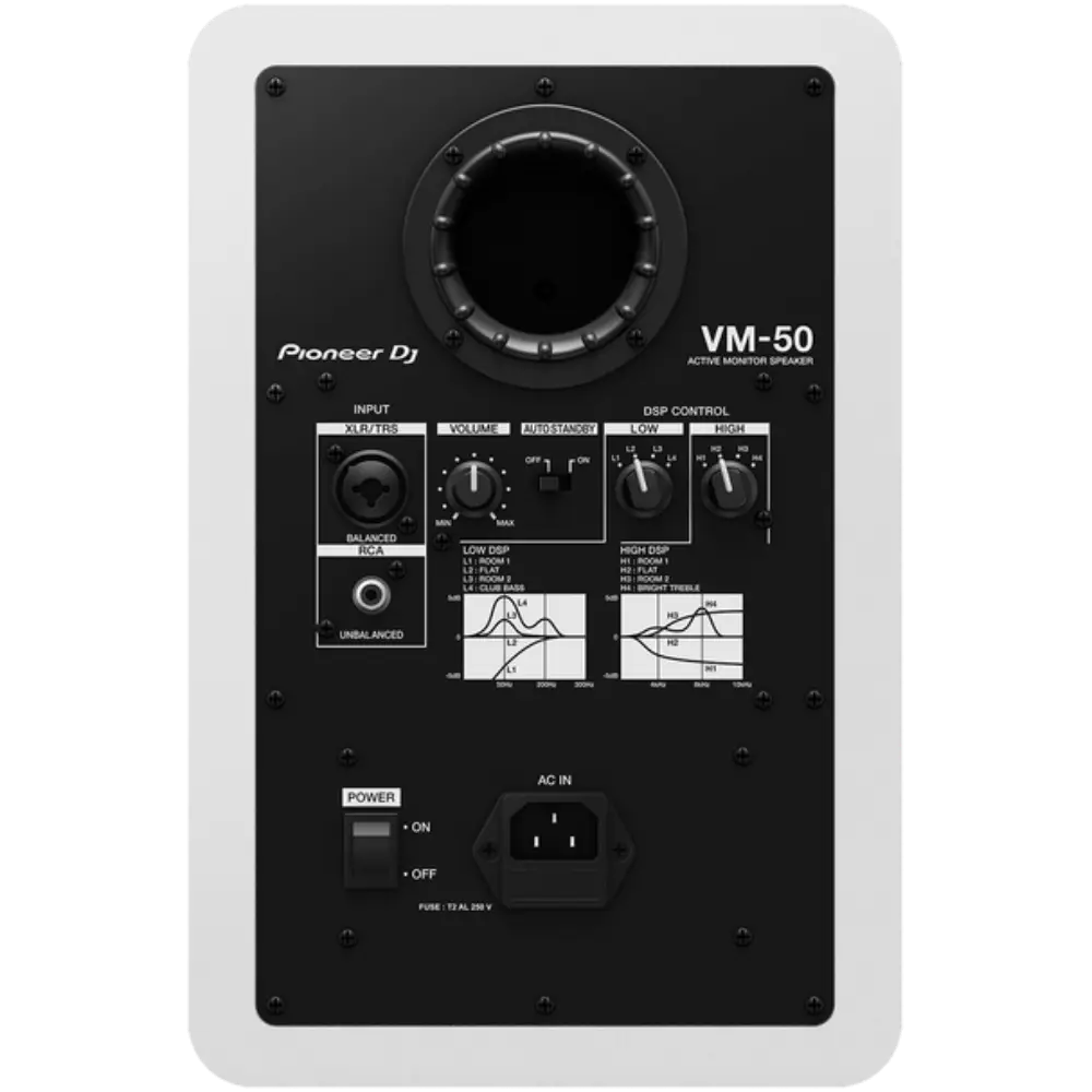 Pioneer DJ VM-50-W 5'' Aktif Stüdyo Monitör (Beyaz -Tek) - 3