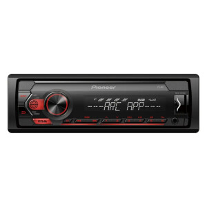 Pioneer MVH-S120UB 1-DIN Oto Teyp, Kırmızı Aydınlatma, USB, Android Uyumlu - Pioneer