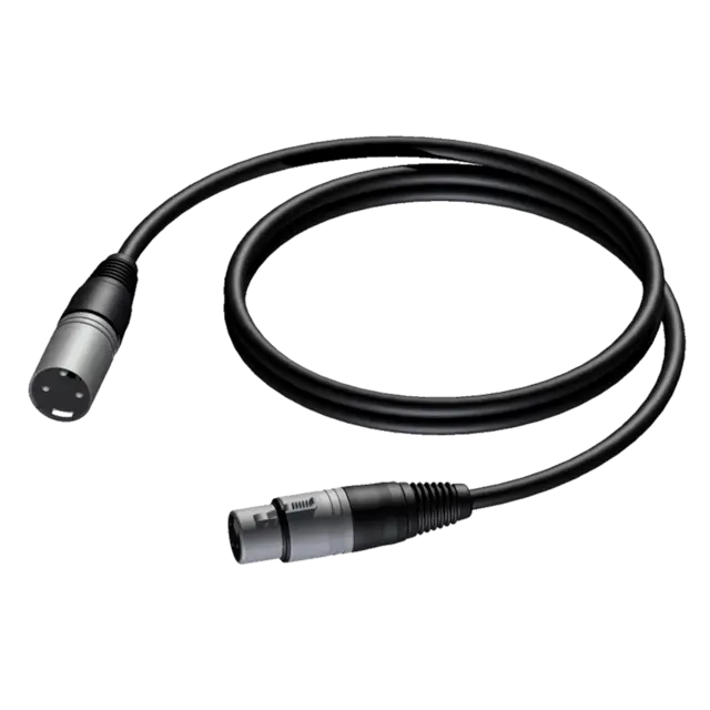 Procab CAB901/0.5 Dişi XLR’dan erkek XLR’a Mikrofon Kablosu (0.5 mt) - 1