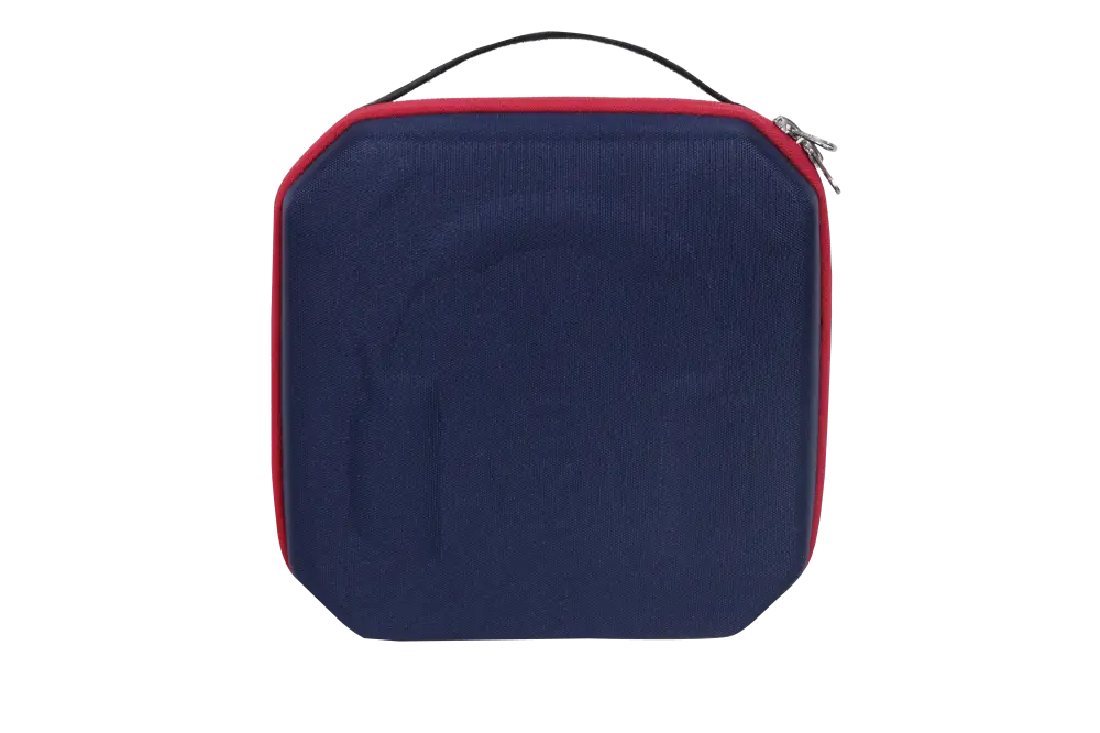 PROCASE Proform Serisi Gri/Lacivert (Kırmızı Fermuar) Kulaklık Çantası - 2