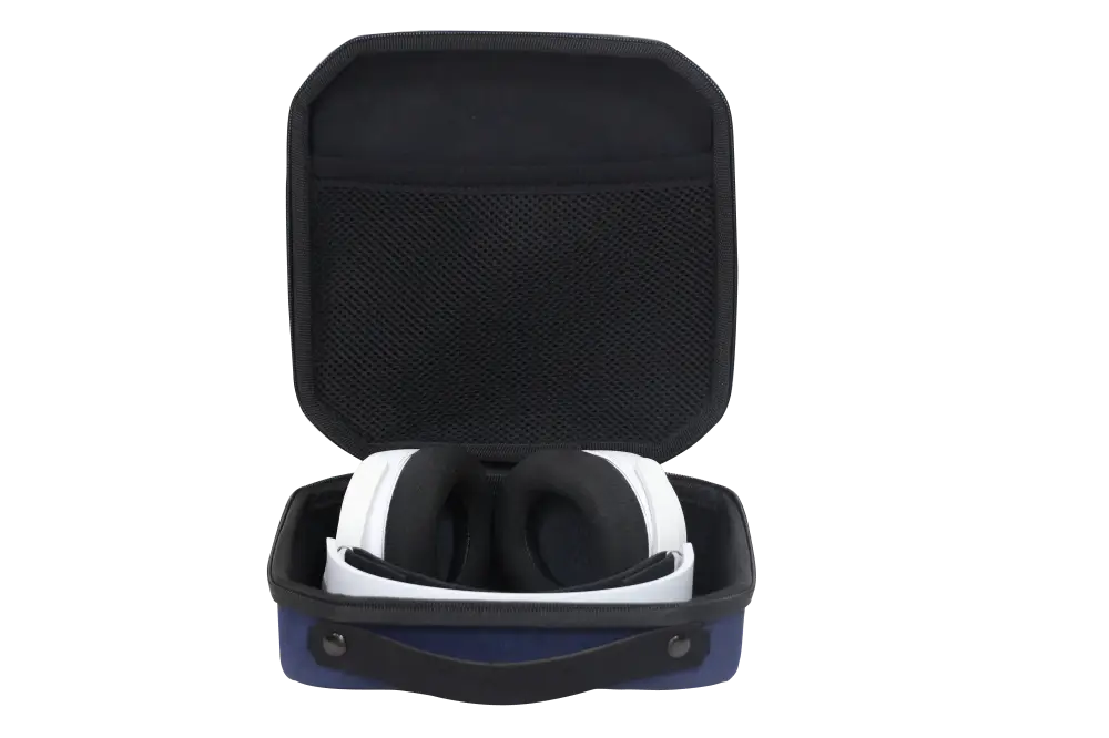 PROCASE Proform Serisi Lacivert/Gri (Siyah Fermuar) Kulaklık Çantası - 5