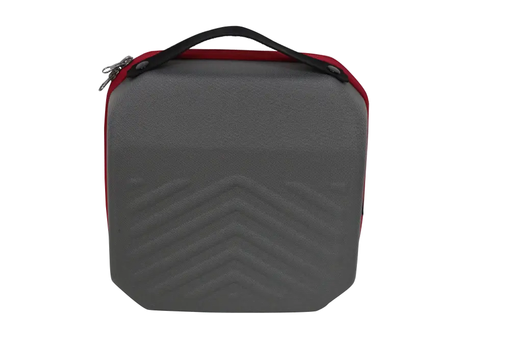 PROCASE Proform Serisi Siyah/Gri (Kırmızı Fermuar) Kulaklık Çantası - 3