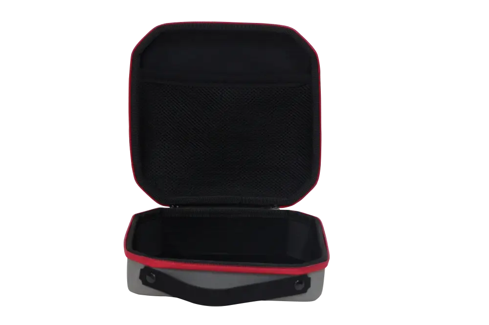 PROCASE Proform Serisi Siyah/Gri (Kırmızı Fermuar) Kulaklık Çantası - 4