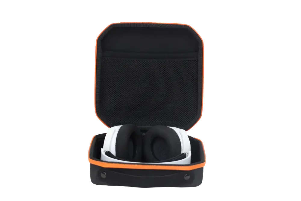 PROCASE Proform Serisi Siyah/Kamuflaj (Turuncu Fermuar) Kulaklık Çantası - 5