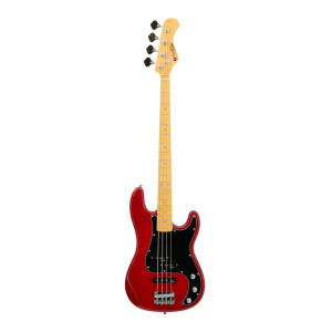 Prodipe PJ90 MA Alder Trans Red 4 Telli Elektro Bas Gitar - Prodipe
