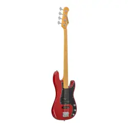Prodipe PJ90 MA Alder Trans Red 4 Telli Elektro Bas Gitar - 3