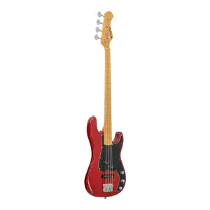 Prodipe PJ90 MA Alder Trans Red 4 Telli Elektro Bas Gitar - 3