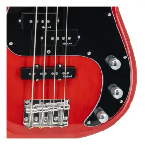 Prodipe PJ90 MA Alder Trans Red 4 Telli Elektro Bas Gitar - 4