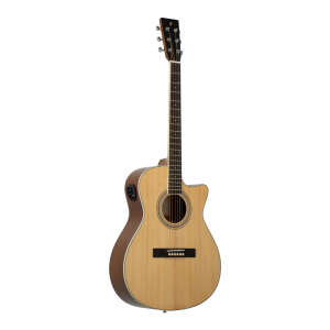 Prodipe Primera SA150 CEQ Solid Top Grand Auditorium Elektro Akustik Gitar - 3