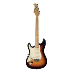 Prodipe ST80 MA Sunburst Solak Elektro Gitar - 1