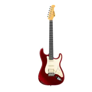 Prodipe ST83 RA Candy Red Elektro Gitar - 1