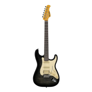 Prodipe ST93 Alder Trans Black Elektro Gitar - Prodipe