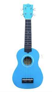 PUKA UK-21BL Mavi Soprano Ukulele (Çanta Hediyeli) - 1