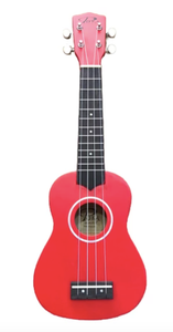 PUKA UK-21RD Kırmızı Soprano Ukulele (Çanta Hediyeli) - 1