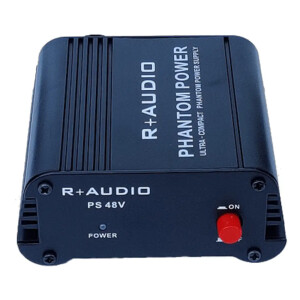 R+ AUDIO PS-48 Tek Kanallı Phantom Güç Kaynağı - R+ AUDIO