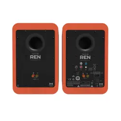 Ren | 200W 5'' Aktif Kitaplık Hoparlörleri | Mat Turuncu, Çift - 2