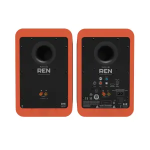 Ren | 200W 5'' Aktif Kitaplık Hoparlörleri | Mat Turuncu, Çift - 2