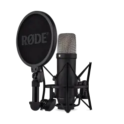 RODE NT1 5. Nesil Geniş Diyaframlı Kardioid Kondenser XLR/USB Mikrofon (Siyah) - RODE