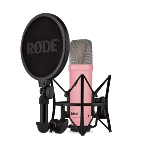 RODE NT1 Signature Serisi Stüdyo Kondenser Mikrofonu (Pembe) - 1