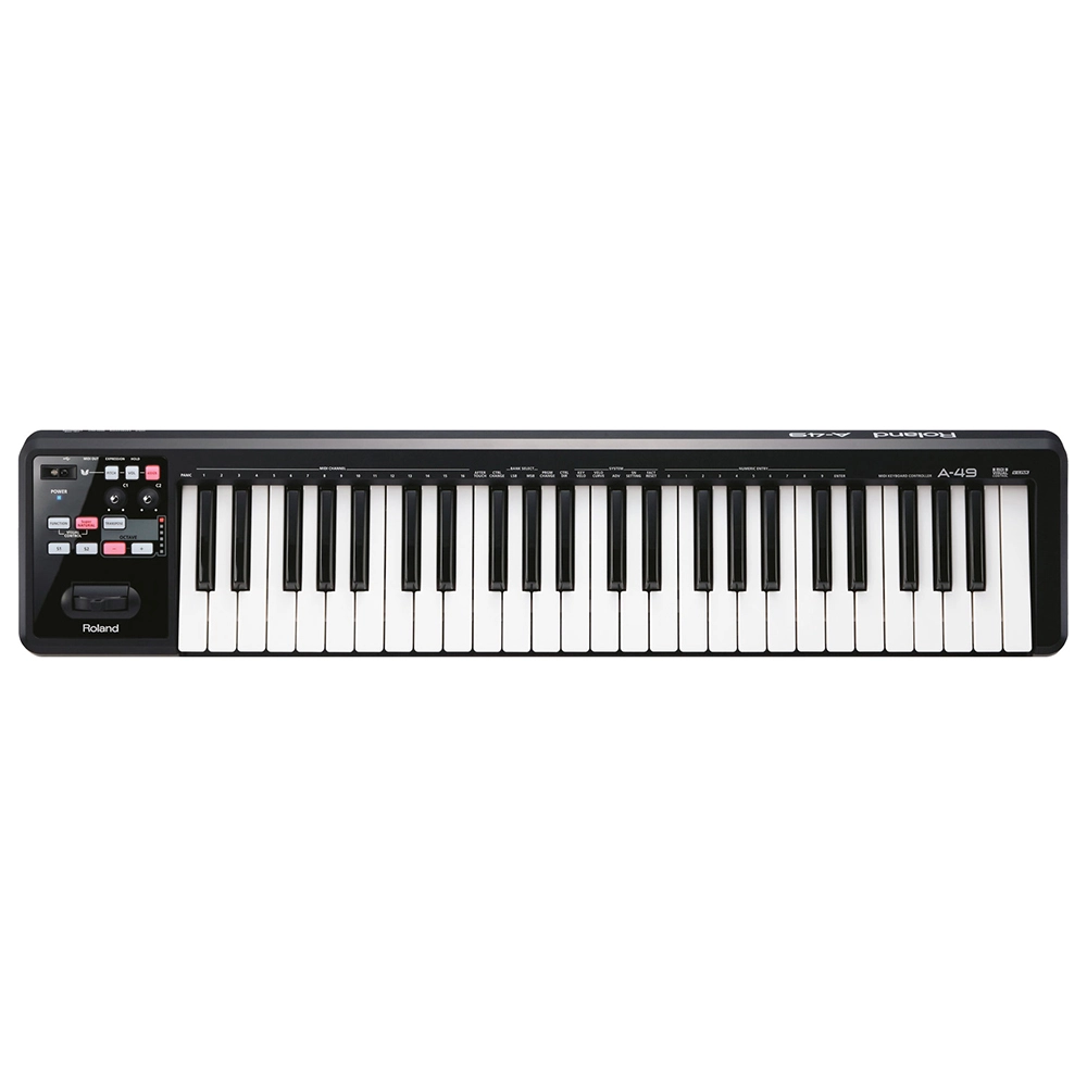 Roland A-49-BK 49 Tuş MIDI Klavye - 1