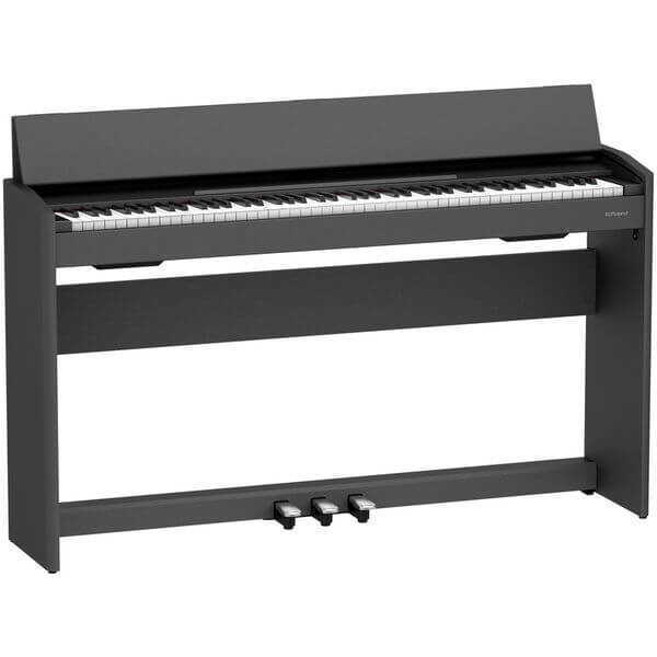Roland - ROLAND F107-BKX Modern Dizayn Dijital Piyano - Siyah