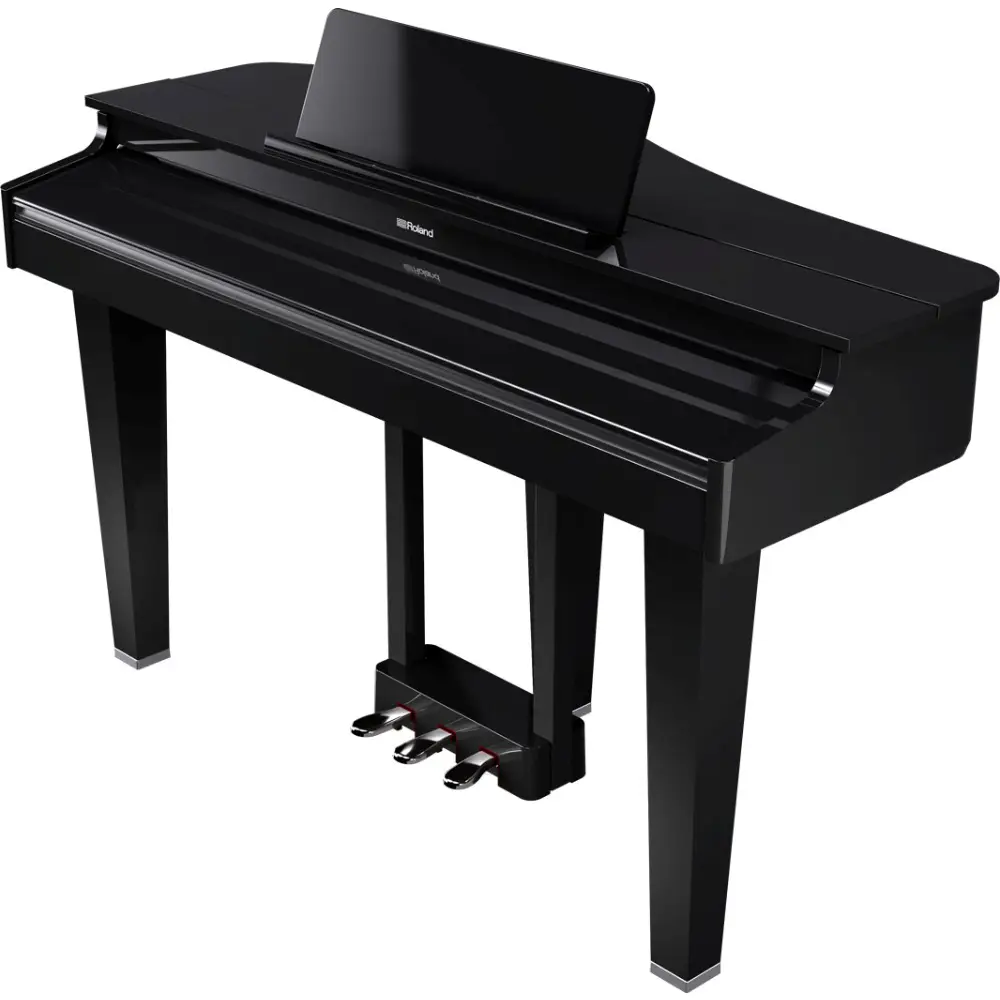ROLAND GP-3-PE Parlak Siyah Mini Kuyruklu Dijital Piyano - 2