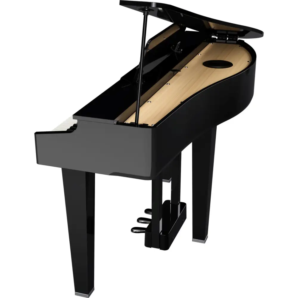 ROLAND GP-3-PE Parlak Siyah Mini Kuyruklu Dijital Piyano - 4